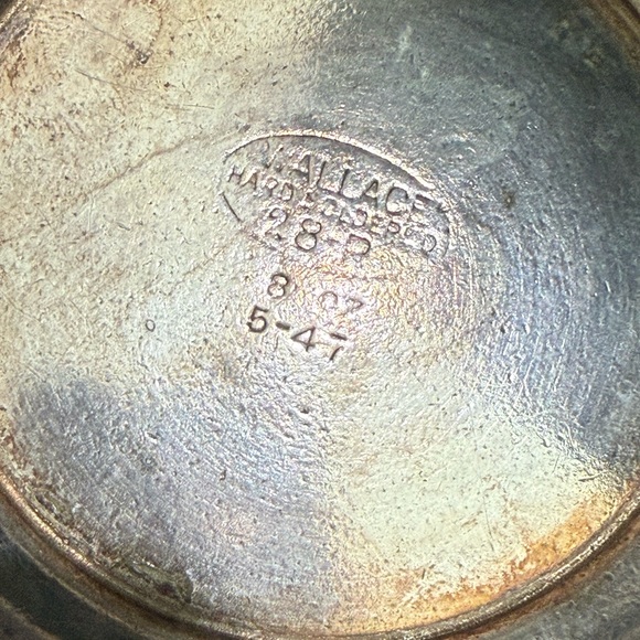 Antique Wallace Hand Soldered 8 oz Teapot - Picture 4 of 5